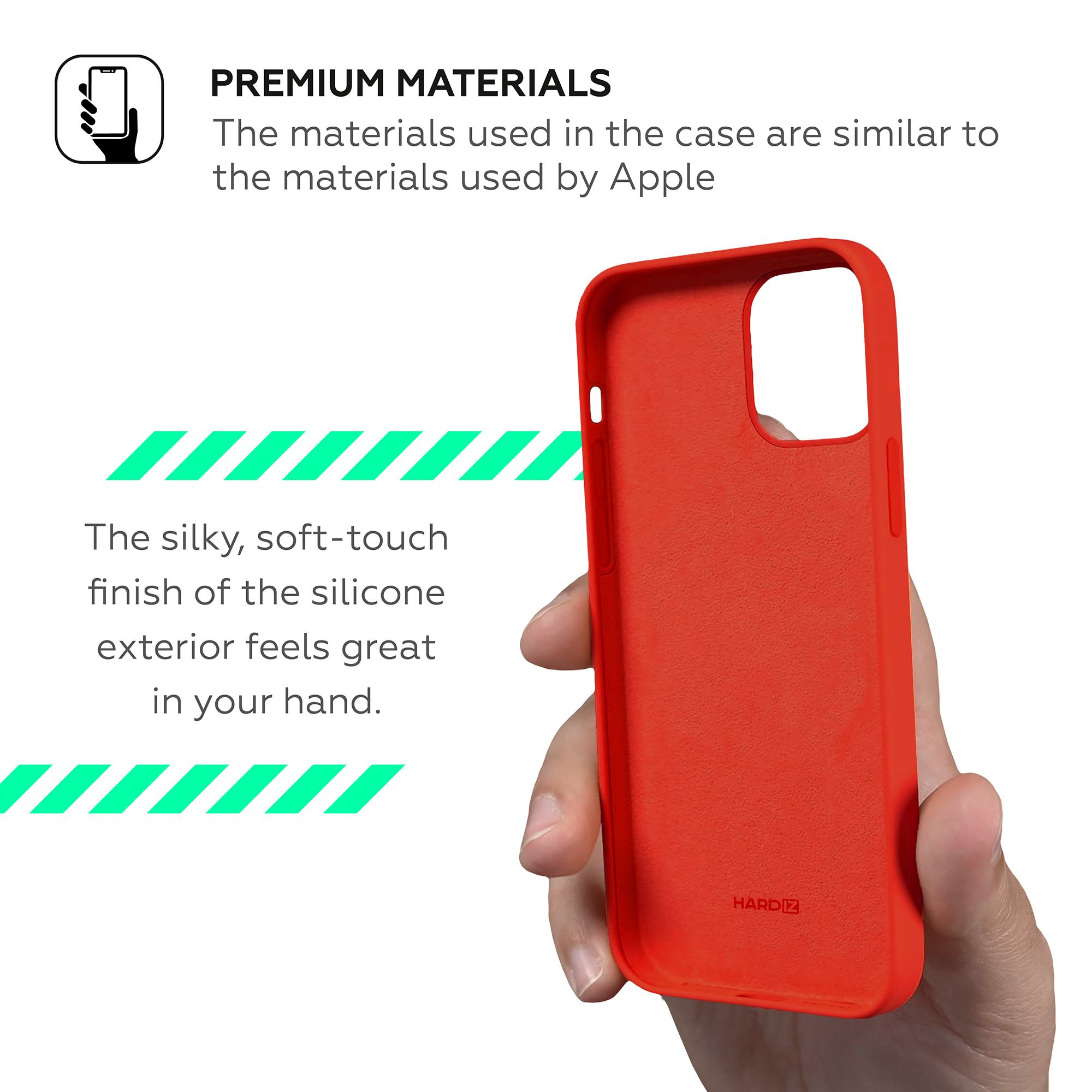 HARDIZ Liquid Silicone Case for iPhone 13 HRD823501