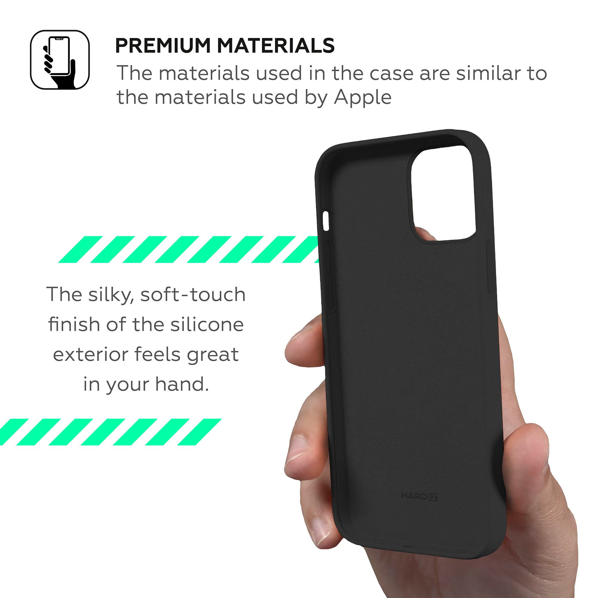 HARDIZ Liquid Silicone Case for iPhone 13 mini HRD823400