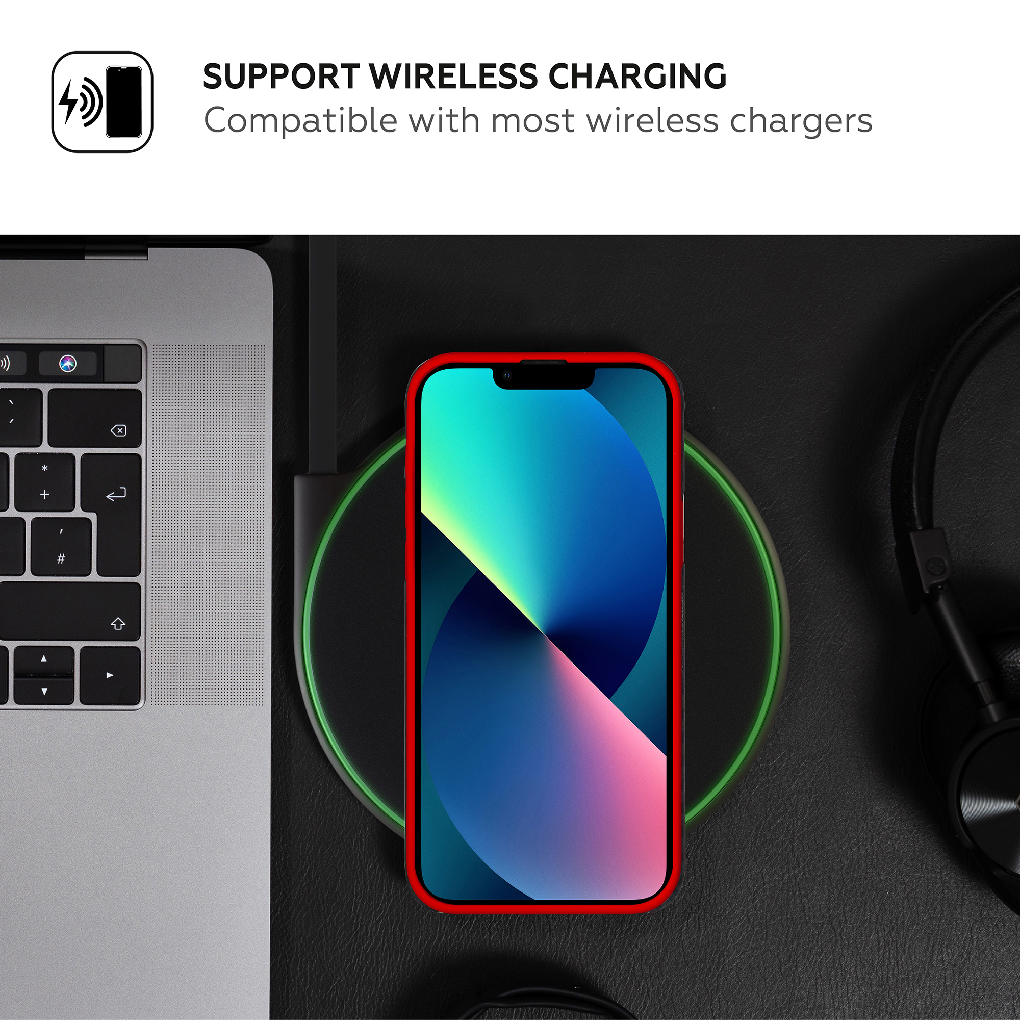 HARDIZ Liquid Silicone Case for iPhone 13 HRD823503