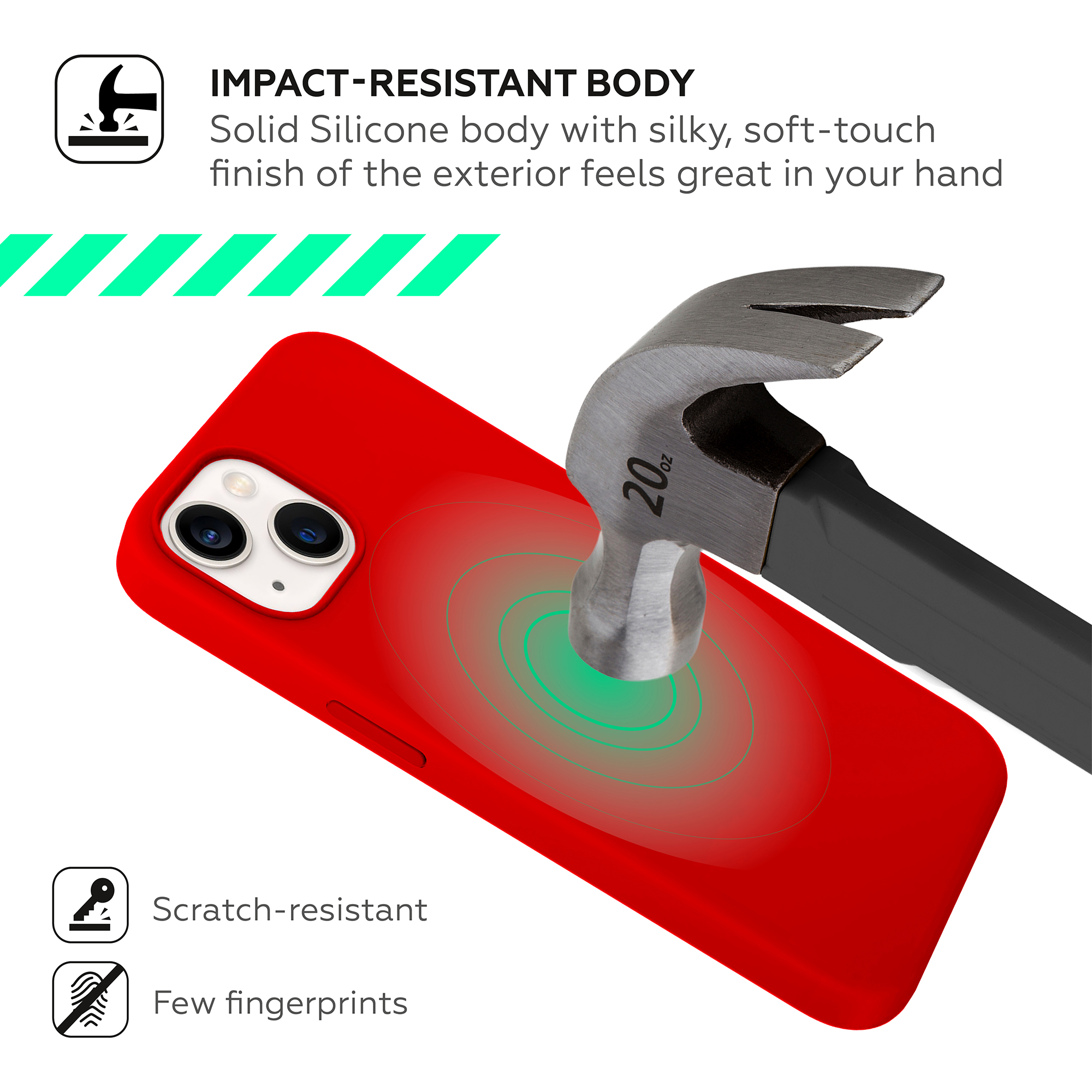 HARDIZ Liquid Silicone Case for iPhone 13 HRD823503