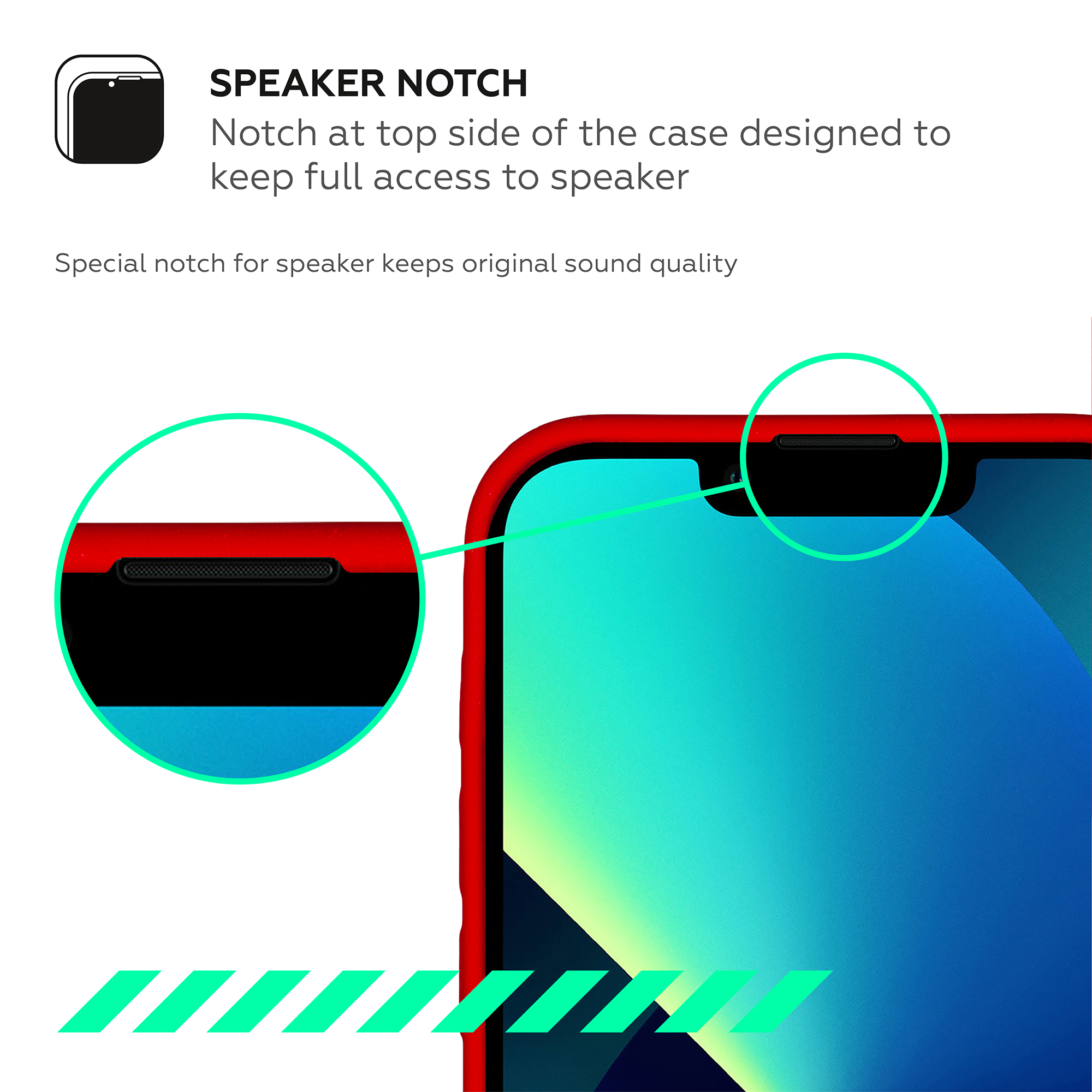 HARDIZ Liquid Silicone Case for iPhone 13 HRD823503