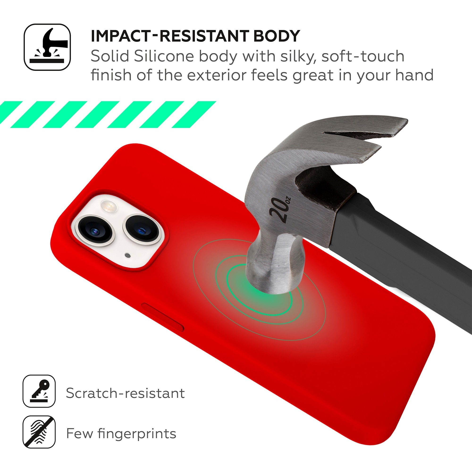 HARDIZ Liquid Silicone Case for iPhone 13 mini HRD823401