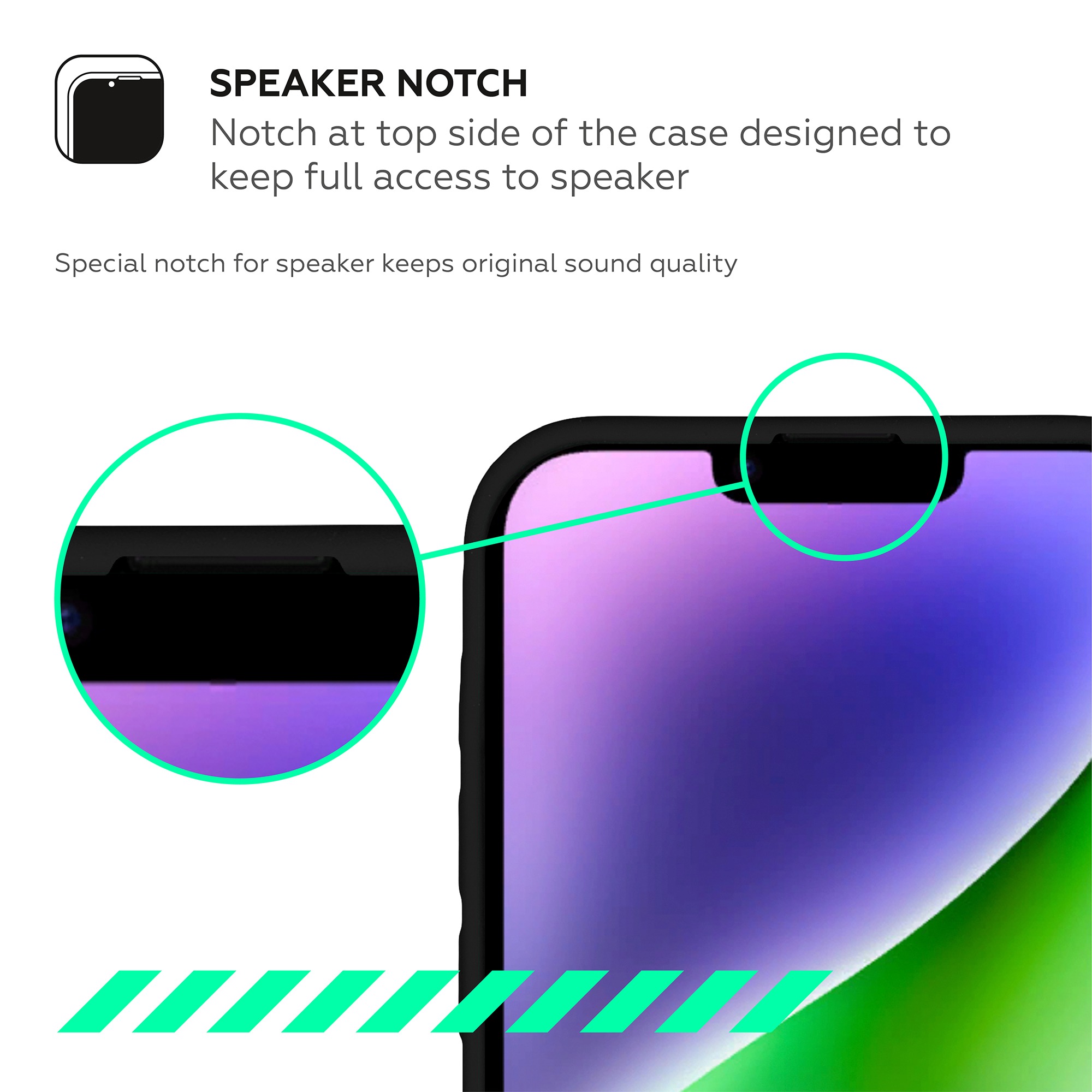 HARDIZ Liquid Silicone Magnet Case for iPhone 13 HRD823502