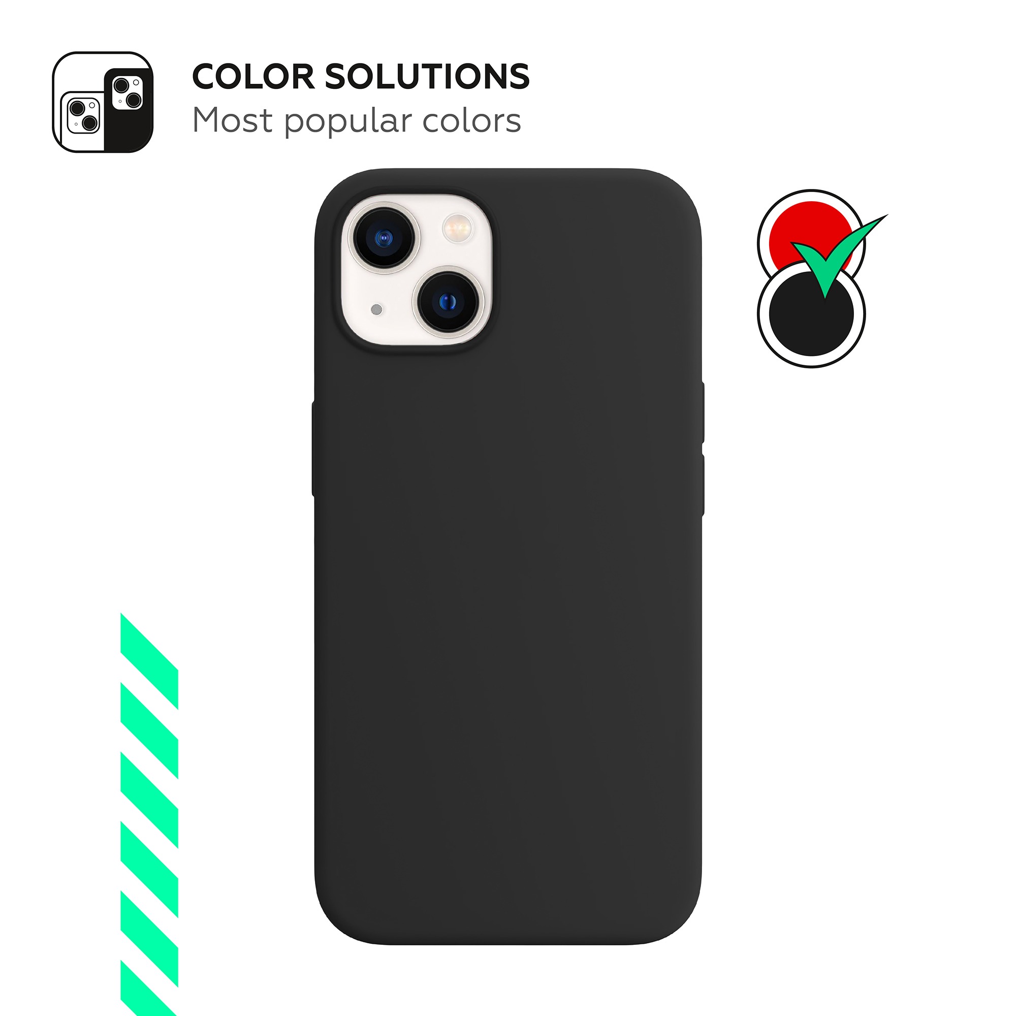 HARDIZ Liquid Silicone Magnet Case for iPhone 13 HRD823502